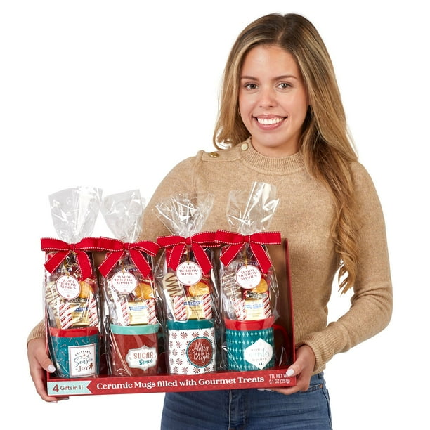 サンタさんセット！Ｂ　No.559 Holiday Ceramic Mug Break-a-Part Gift Set, 4 pk. - Samsclub.com