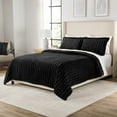 thumbnail image 1 of Member's Mark 3-Piece Channel Faux Fur Comforter Set, Assorted Sizes, 1 of 5