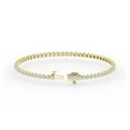 thumbnail image 3 of Lab Created Tennis Bracelet in 14K Gold, 3 of 7