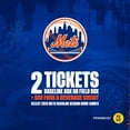thumbnail image 1 of MLB New York Mets, Two (2) Baseline or Field Box Tickets + $30 Food & Beverage eVoucher, 1 of 1
