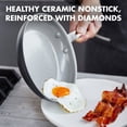 thumbnail image 2 of GreenPan Chatham Hard Anodized Ceramic Nonstick Fry Pan Set, 8" & 10", 2 of 8