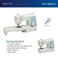 thumbnail image 2 of Brother XR3774C Sewing Machine with Wide Table and Motion/Open Toe Quilting Foot, 2 of 7
