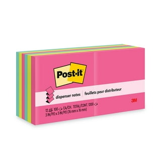 Post-it Pop-up Notes - Original Pop-up Refill, 3 x 3, Capetown, 100/Pad - 12 Pads/Pack