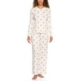 thumbnail image 1 of Loft Women's 2-Piece Henley Pointelle Pajama Set, 1 of 6