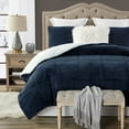 thumbnail image 1 of Swift Home 3-Piece Reversible Faux Fur Sherpa Comforter Set, Assorted Sizes, 1 of 6