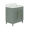 thumbnail image 6 of Member's Mark Enzo Collection 30" Bathroom Vanity with Rattan Cabinet Doors, Green Finish, 6 of 8