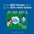 thumbnail image 5 of Puffs Plus Lotion 2-Ply Facial Tissues 12 Cube Boxes, 72 tissues/box, 5 of 11