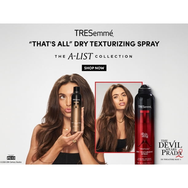 テロメアスプレー ETARNITY TAM FRESH Spray 2本セット Tresemme A-List Collection Hairspray and Dry Texturizing Spray Set