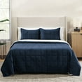 thumbnail interactive-video image 1 of Member's Mark 3-Piece Velvet Box Quilt Set, Assorted Sizes, 1 of 6