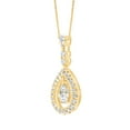 thumbnail image 2 of 0.46 CT. T.W. Round Cut Tear Drop Diamond Pendant Necklace in 14K Gold, 2 of 3