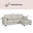 thumbnail image 4 of Elliot Stain-Resistant Fabric 3-Piece Sectional, 4 of 14