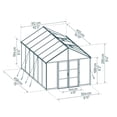 thumbnail image 4 of Palram - Canopia Aria Polycarbonate Greenhouse, 4 of 9