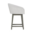 thumbnail image 13 of HH2 Home Upholstered Barrel Back Wood Adjustable Height Swivel Bar Stool, 13 of 19