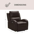 thumbnail image 4 of Serenity Power Recliner with Heat, Massage & Light, Black, 4 of 9