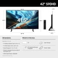 thumbnail image 2 of SAMSUNG 42” Class S90H Series OLED 4K UHD Vision AI Smart Tizen TV, 2 of 12