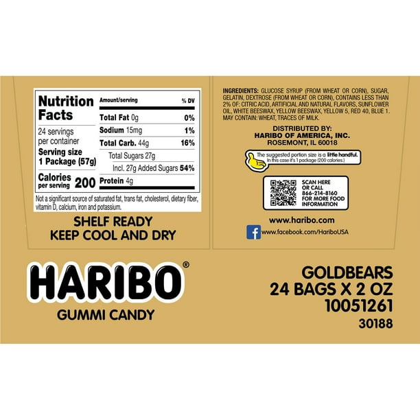HARIBO Goldbears, 2 oz., 24 pk. - Samsclub.com
