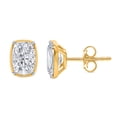 thumbnail image 1 of Lab Created Diamond Cushion Cut Diamond Stud Earrings, 1 of 4