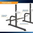 thumbnail image 5 of Marcy Half Cage Squat Rack with Safety and Bar Catches, 5 of 9