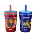 thumbnail image 1 of Zak Designs 12-oz. Stainless Steel Double-Wall Tumbler for Kids with Straw, 2-Piece Set, 1 of 6