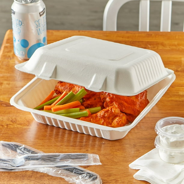 Hefty ECOSAVE 1-Compartment Hinged Lid Container 9