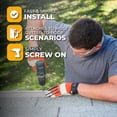 thumbnail image 8 of Total Gutter Guard Stainless Steel Micro-Mesh Gutter Guard Kit, 5" and Smaller, 8 of 9