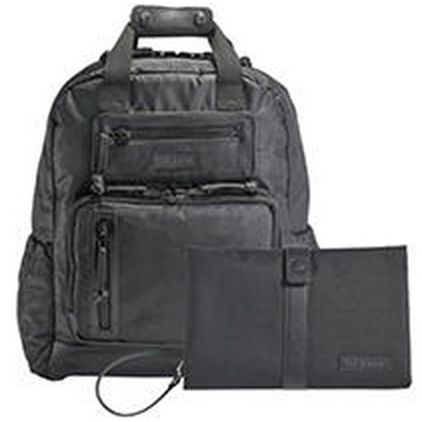 JJ COLE PGPPK BLK DIAPERBAG N CLUTCH