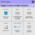 thumbnail image 2 of HP 17.3" FHD Windows Laptop - Intel Core i5 - 8GB RAM - 512GB SSD - 2-Year HP Care Pack Warranty with 2-Year Accidental Damage Protection, 2 of 9