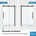 thumbnail image 3 of OVE Decors Bel 48" W x 78-3/4" H Frameless Soft-Close Sliding Shower Door, 3 of 9