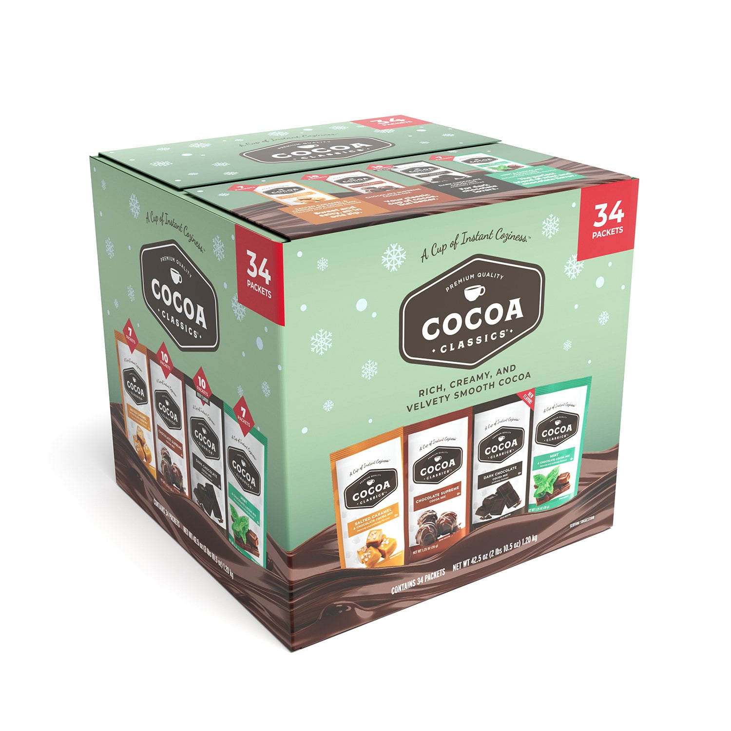 Cocoa Classics Hot Cocoa Mix, Variety Pack, 34 pk. - Samsclub.com