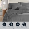 thumbnail image 5 of Member's Mark Performance 500-Thread-Count Solid Sheet Set, Assorted Sizes, 5 of 6