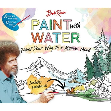 Bob Ross Paint with Water, Mixed Media