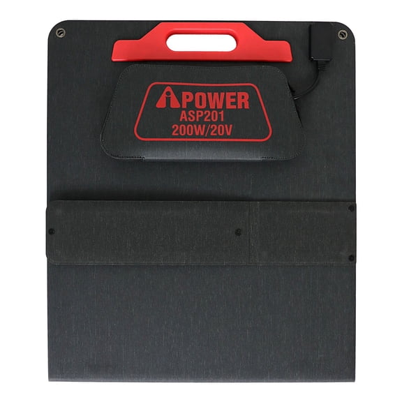200 Watt AiPower Waterproof Portable Solar Panel + Charging Cable