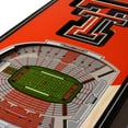 thumbnail image 3 of YouTheFan Texas Tech Red Raiders 6"x19" 3D Stadium View Banner, 3 of 5