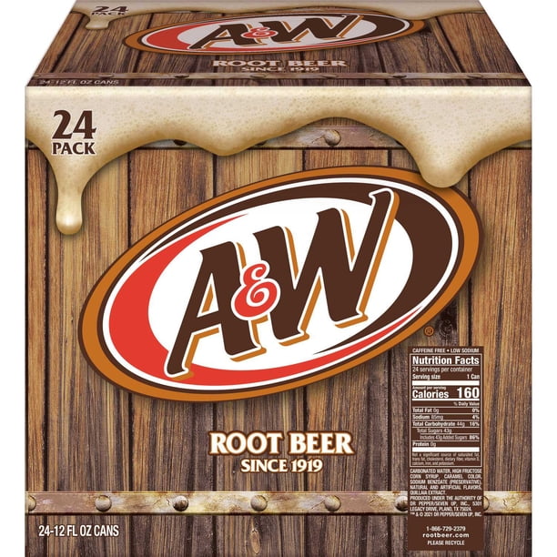 A&W Root Beer 12 fl. oz., 24 pk. - Samsclub.com