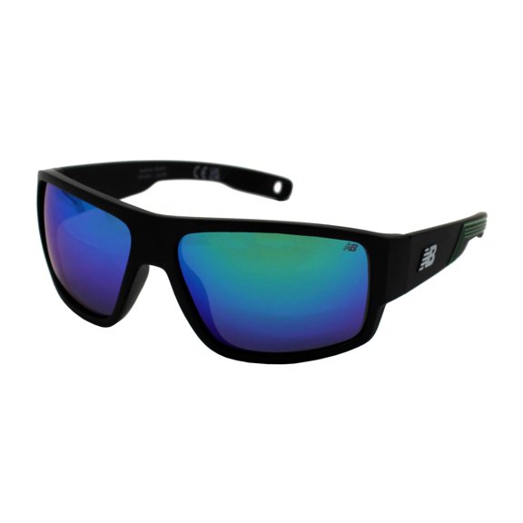 New Balance Sunwear NB541813SV Full-Rim Performance Wrap Sunglasses