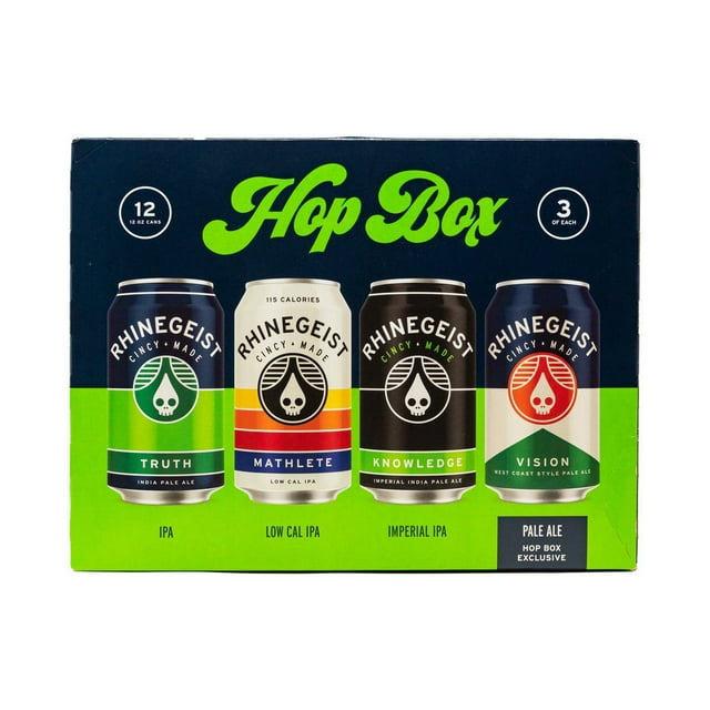 Rhinegeist Hop Box Ale Beer Variety Pack, 12 fl. oz. can, 12 pk.