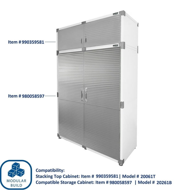 Seville Classics UltraHD Stacking Top Cabinet, 60” W x 24” D x