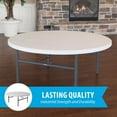 thumbnail image 6 of Lifetime 72" Round Commercial Grade Folding Table, 6 of 12