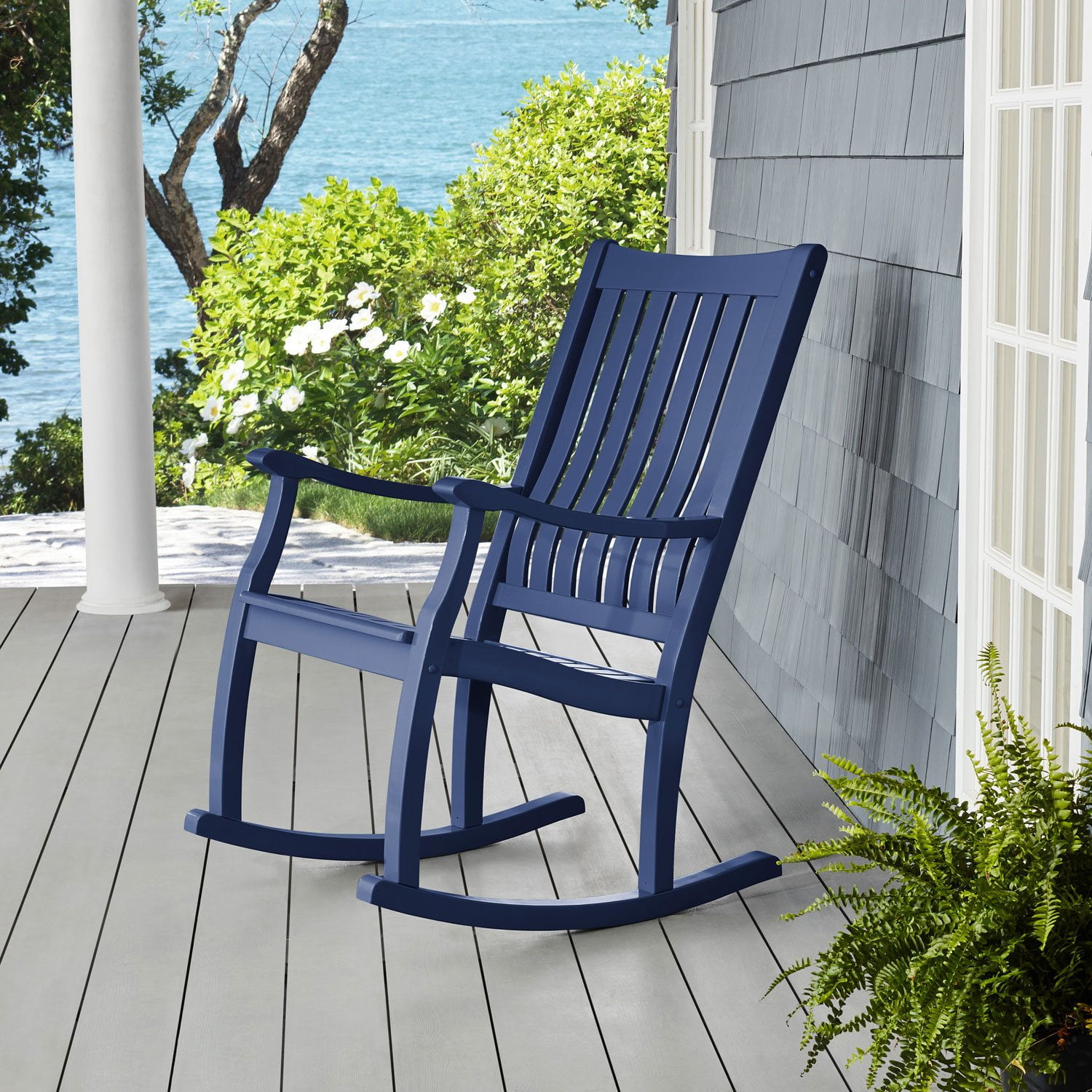 Painted Blue Rocker Member's Mark Painted Porch Rocker - Samsclub.com