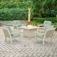 thumbnail image 1 of POLYWOOD Gulf Shores Deep Seating Fire Chat Set with Sunbrella Fabric, 5pc, 1 of 7