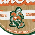 thumbnail image 4 of YouTheFan Miami Hurricanes 17"x12.5" 3D Multi-Layered Fan Cave Sign, 4 of 5