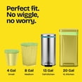 thumbnail image 8 of Glad® ForceFlex MaxStrength 13-Gallong Kitchen Drawstring Trash Bags, Bahama Bliss + Febreze, Teal, 120 ct., 8 of 9