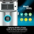 thumbnail image 5 of Shark 3-in-1 Air Purifier, Heater & Fan with NanoSeal HEPA, Cleansense IQ, Odor Lock, for 500 Sq. Ft, White, HC455, 5 of 13