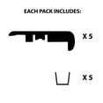 thumbnail image 4 of Select Surfaces Pearl Gray Stair Nose Molding 5-pack, 4 of 5