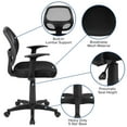 thumbnail image 6 of Flash Furniture Mesh Mid-Back Computer Chair, Black, 6 of 16