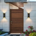 thumbnail image 2 of Cedar Hill 13-inch Hexagon Black Integrated LED Outdoor Wall Sconce, 2 of 8
