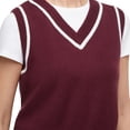 thumbnail image 5 of Express Women's V-Neck Cropped Vest, 5 of 6