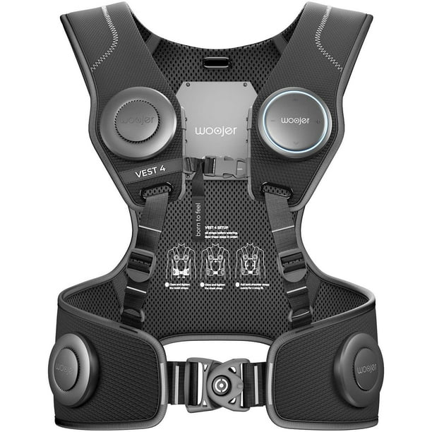 Woojer Vest 4 High-Fidelity Haptics - for VR, Games, Music, Movies