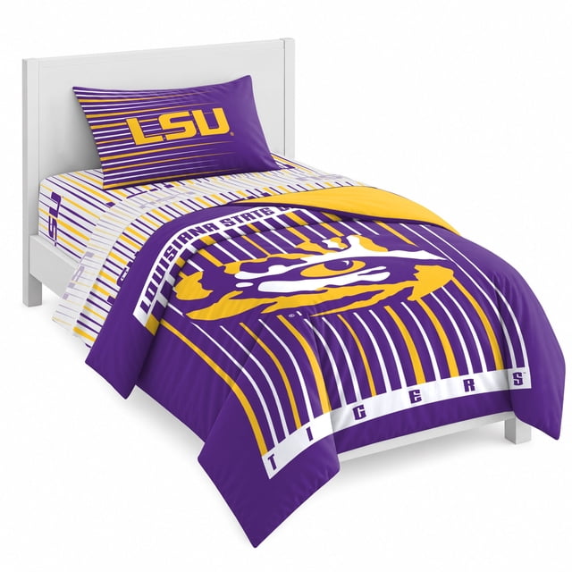Logo Brands LSU Tigers Bed-In-A-Bag Set