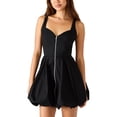 thumbnail image 4 of Betsey Johnson Women's Bubble Hem Mini Dress, 4 of 5